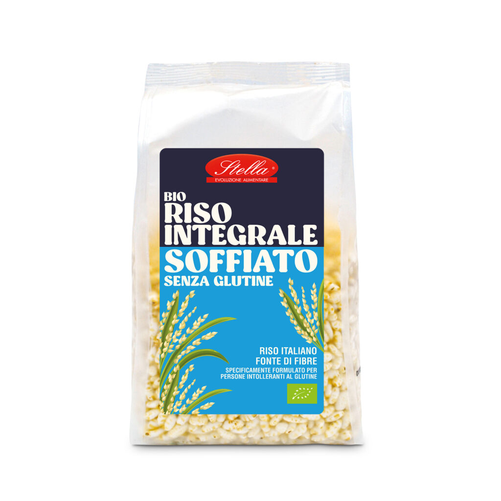 Riso soffiato Bio Senza Glutine Stella Italiano Riso soffiato Bio Senza Glutine Stella Italiano